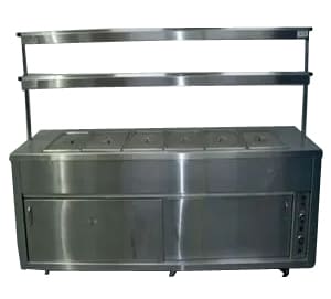 6 Pot Bain Marie Counter