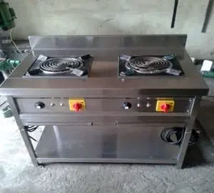 Two Burner Electric Gas Range